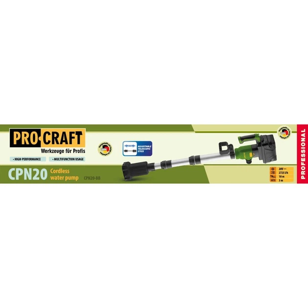 Акумуляторний насос Procraft CPN20 (без акб та зп) (030277) - изображение 2
