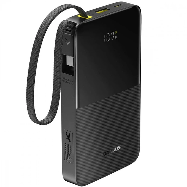 Портативна батарея Baseus EnerFill Bipow2 Pro 22.5W 10000mAh black (E0027600) - Фото 1 Портативна батарея Baseus EnerFill Bipow2 Pro 22.5W 10000mAh black (E0027600) - зображення 1