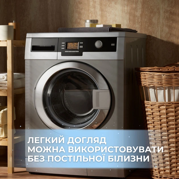 Набор спальный комплект NordicBlue IDEIA Подушка 2 шт 50х70 см и одеяло 200х220 см Антиаллергенный Искусственный пух Всесезонный (4823133300252) - изображение 8