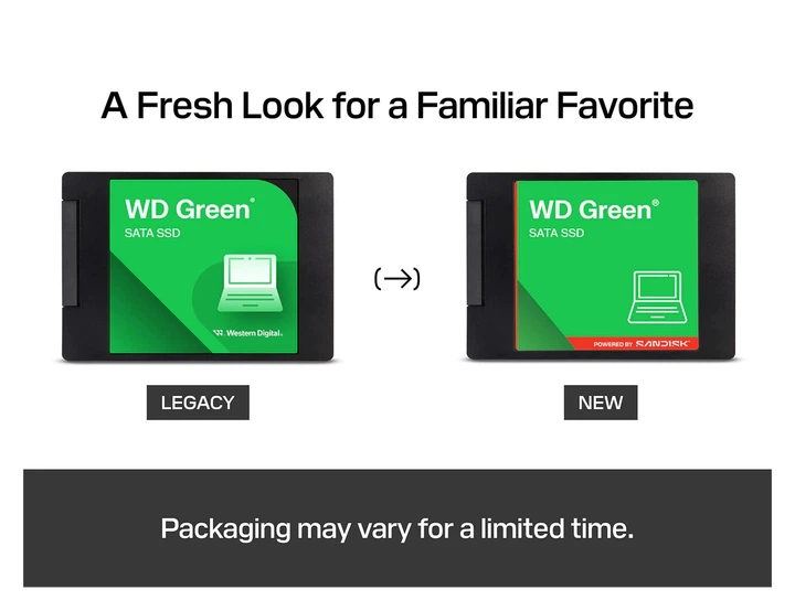 Диск SSD Western Digital Green 250 GB SATA III 2.5" TLC 3D NAND (WDS250G5G0A) - зображення 3