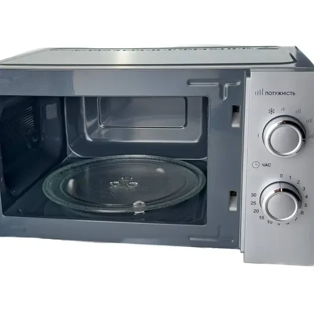 Микроволновая печь Grunhelm 20MX711-G | на 20л/700Вт, 6 уровней мощности, таймер на 30 минут, Серый - изображение 3