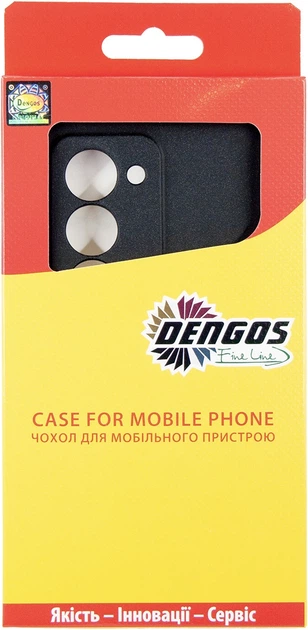 Комплект чехол для смартфона + стекло DENGOS Carbon для Xiaomi Redmi 15 Black (DG-KM-163) - Фото 4 Комплект чехол для смартфона + стекло DENGOS Carbon для Xiaomi Redmi 15 Black (DG-KM-163) - изображение 4