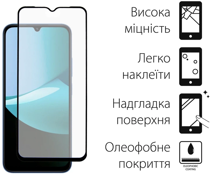 Комплект чехол для смартфона + стекло Xiaomi Redmi 15C DENGOS Carbon Black (DG-KM-165) - изображение 3