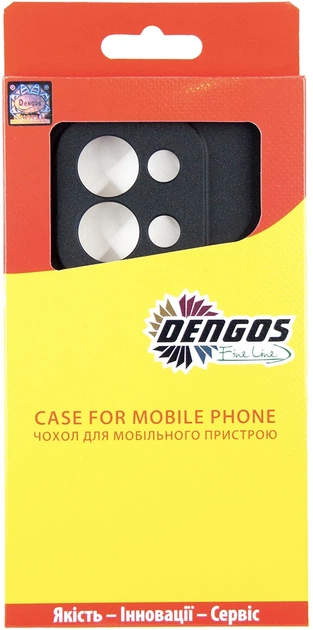 Комплект чехол для смартфона + стекло Xiaomi Redmi 15C DENGOS Carbon Black (DG-KM-165) - изображение 4