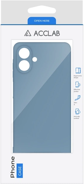Чохол для смартфона Samsung Galaxy A07 Acclab SoftShell Blue (1283126626456) - Фото 2 Чохол для смартфона Samsung Galaxy A07 Acclab SoftShell Blue (1283126626456) - зображення 2