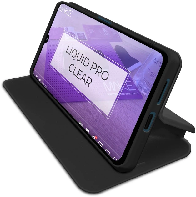 Чехол-книжка для смартфона MAKE Flip для Motorola Moto G06/G06 Power Black (MCP-MG06/G06PBK) - изображение 4