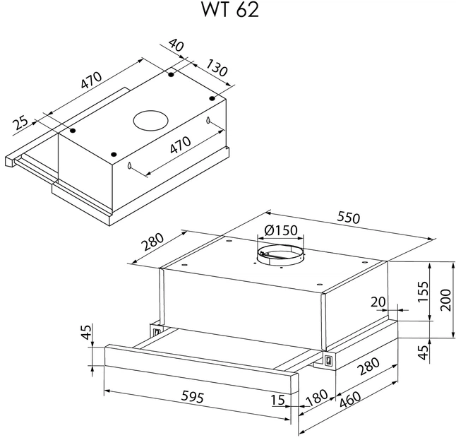 Вытяжка Weilor WT 62 SS - Фото 13 Вытяжка Weilor WT 62 SS - изображение 13