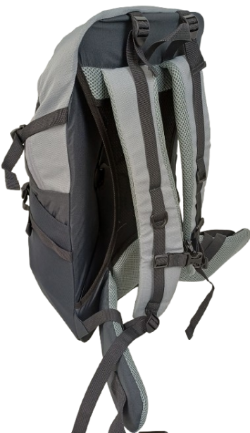 Спортивный трекинговый рюкзак с дождевиком 25L ASCE серый Adventuridge (2000003461097) - изображение 6