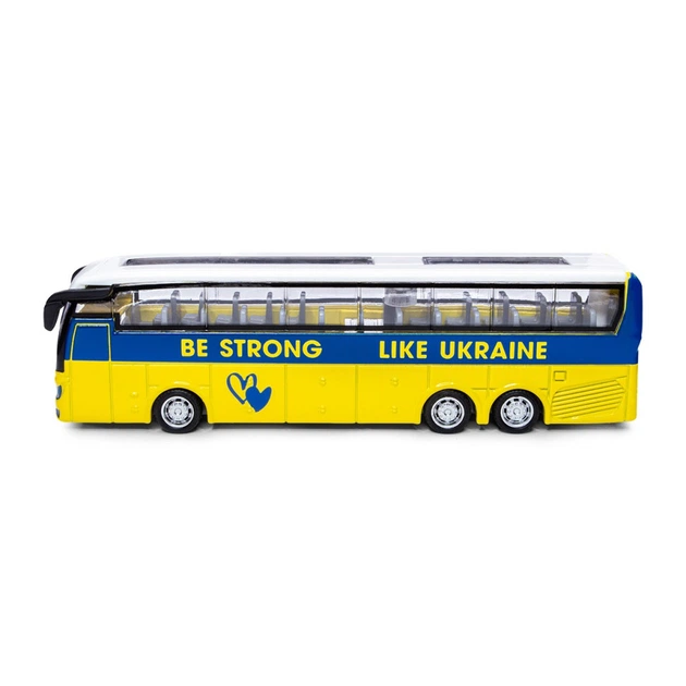Дитяча Колекційна Модель "автобус Екскурсійний Україна" Technodrive 250419cg (372951) - зображення 4