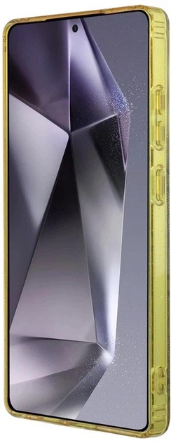 Панель Guess 4G Glitter Triangle Buttons MagSafe для Samsung Galaxy S25 Ultra Brown (3666339449605) - зображення 7