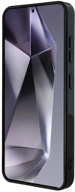 Панель Guess 4G Background Gold Electroplated Peony Pattern MagSafe для Samsung Galaxy S25 Black (3666339449698) - зображення 7