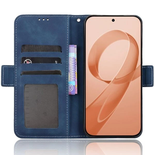 Чехол Deexe Wallet Stand для Xiaomi Poco F8 Ultra - Blue - изображение 4