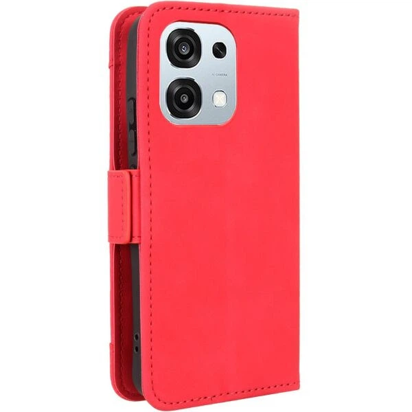 Чехол Deexe Wallet Stand для OPPO A6 Pro - Red - Фото 7 Чехол Deexe Wallet Stand для OPPO A6 Pro - Red - изображение 7