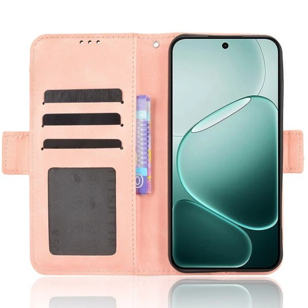 Чехол Deexe Wallet Stand для OPPO A6 Pro - Pink - Фото 2 Чехол Deexe Wallet Stand для OPPO A6 Pro - Pink - изображение 2