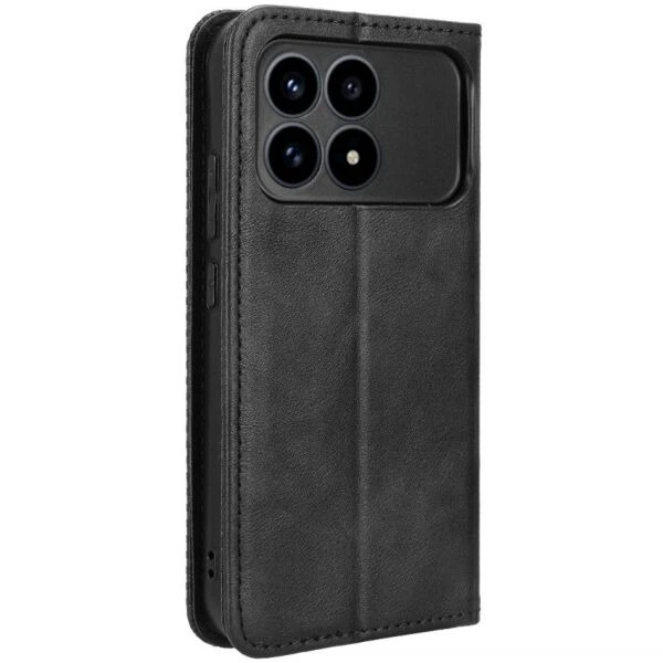 Чохол Deexe Retro Style для Xiaomi Poco F8 Pro - Black - зображення 8