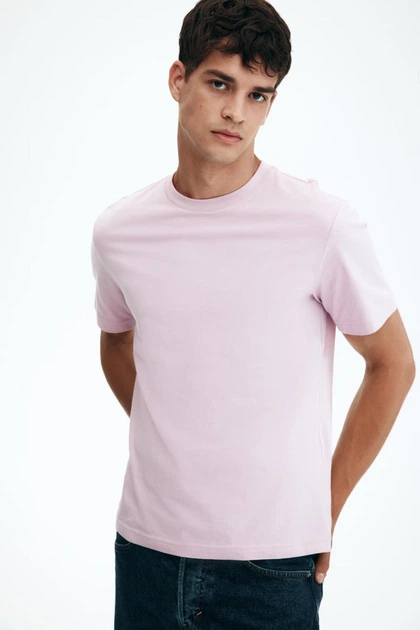 Футболка H&M Regular Fit рожевий 0685816289 XS - зображення 4