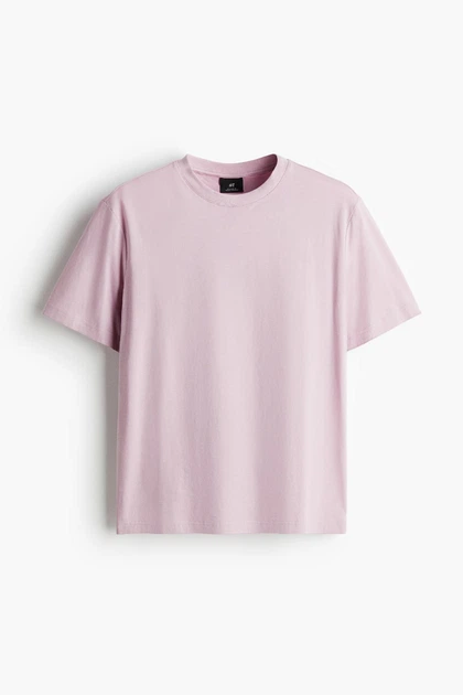 Футболка H&M Regular Fit рожевий 0685816289 XS - зображення 5