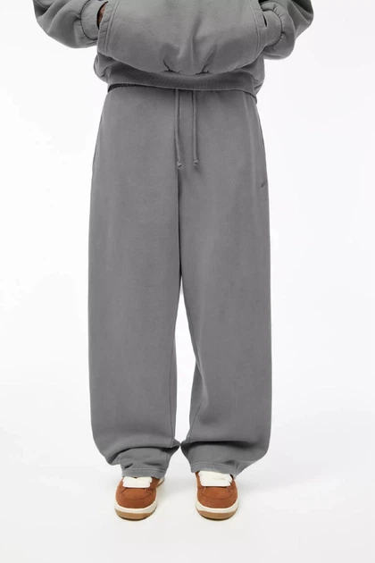 Штани джогери Pull & Bear Skater Fit сірий 7679/504/819 XL - Фото 5 Штани джогери Pull & Bear Skater Fit сірий 7679/504/819 XL - изображение 5