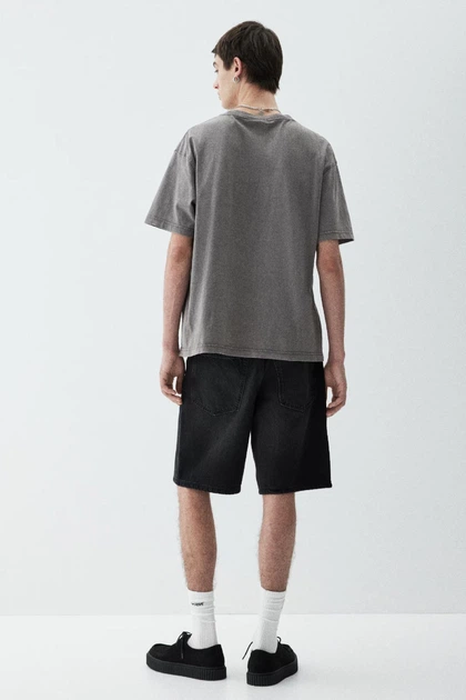 Футболка H&M Loose Fit сірий 1293901002 M - зображення 3