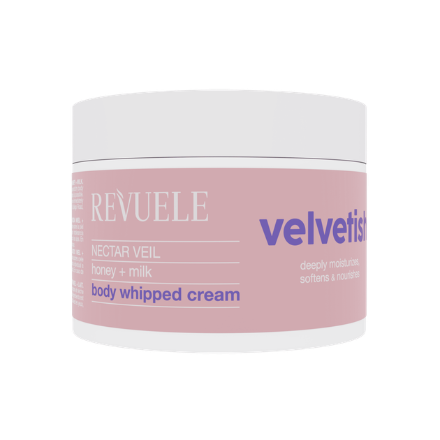 Крем для тела Revuele Velvetish Нежный увлажняющий Nectar Veil с молоком и медом 300 мл - Фото 1 Крем для тела Revuele Velvetish Нежный увлажняющий Nectar Veil с молоком и медом 300 мл - изображение 1
