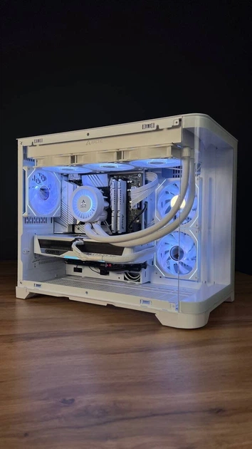 Сборка под заказ: игровой ПК GameMax Hype-M White Tower / Intel Core i7-14700F (20 (28) ядер по 1.5 - 5.4 GHz) / 32 GB DDR5 / 1000 GB SSD M.2 / nVidia GeForce RTX 5070, 12 GB GDDR7, 192-bit / 850W - изображение 4