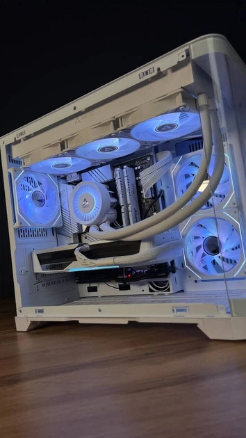 Сборка под заказ: игровой ПК GameMax Hype-M White Tower / Intel Core i7-14700F (20 (28) ядер по 1.5 - 5.4 GHz) / 32 GB DDR5 / 1000 GB SSD M.2 / nVidia GeForce RTX 5070, 12 GB GDDR7, 192-bit / 850W - изображение 6