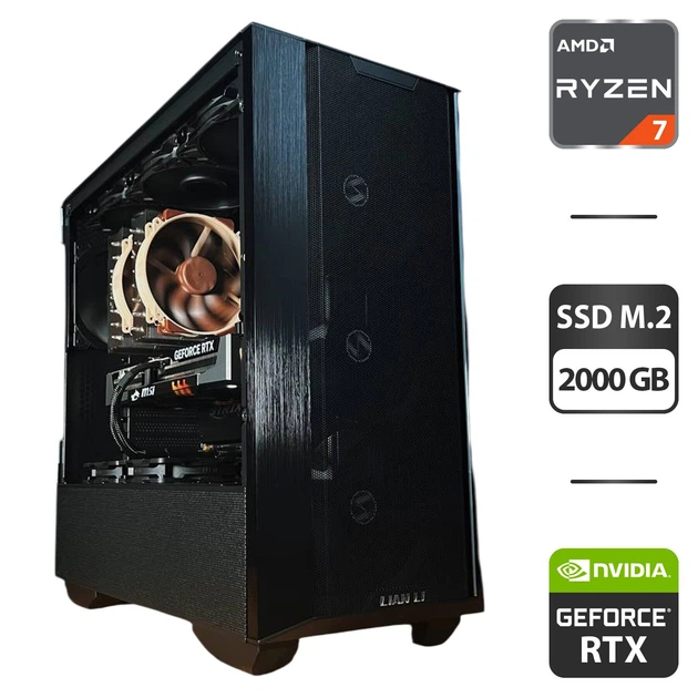 Сборка на заказ: игровой Lian-Li Lancool III Black Tower / AMD Ryzen 7 9800X3D (8 (16) ядер по 4,7 - 5,2 ГГц) / 64 ГБ DDR5 / 2000 ГБ SSD M.2 / nVidia GeForce RTX 5080, 16 ГБ GDDR7, 256-бит / 850 Вт б/у - Фото 1 Сборка на заказ: игровой Lian-Li Lancool III Black Tower / AMD Ryzen 7 9800X3D (8 (16) ядер по 4,7 - 5,2 ГГц) / 64 ГБ DDR5 / 2000 ГБ SSD M.2 / nVidia GeForce RTX 5080, 16 ГБ GDDR7, 256-бит / 850 Вт б/у - изображение 1