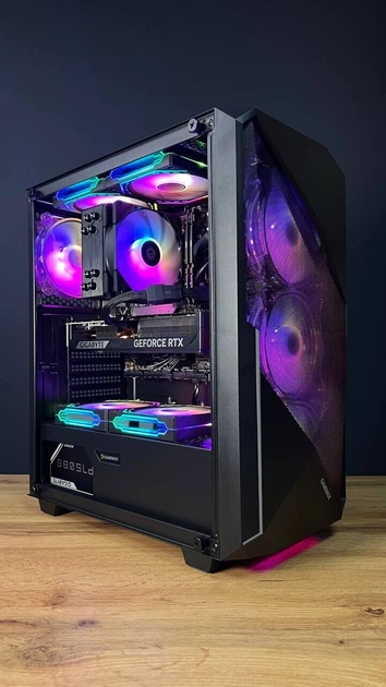 Сборка под заказ: игровой ПК GameMax Revolt Black Tower / AMD Ryzen 7 7700 (8 (16) ядер по 3.8 - 5.3 GHz) / 32 GB DDR5 / 1000 GB SSD M.2 / nVidia GeForce RTX 5070, 12 GB GDDR7, 192-bit / 750W - изображение 2