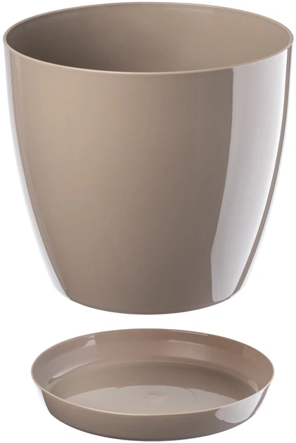 Квітковий горщик з підставкою Kadax Agen K10584 3 шт - зображення 2