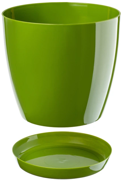 Квітковий горщик з підставкою Kadax Agen K10589 3 шт - зображення 2