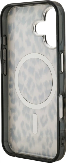 Etui plecki Karl Lagerfeld IML Leopard Pattern MagSafe do Apple iPhone 16 Brown (KLHMP16SHDLEOICW) - obraz 6