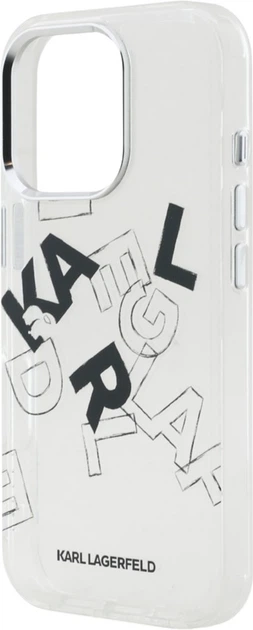 Панель Karl Lagerfeld IML Sketched Graphic для Apple iPhone 16 Pro Max Transparent (KLHCP16XHMLGFCH) - зображення 5