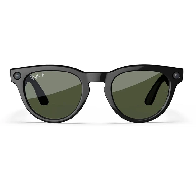 Смарт-очки Ray-Ban | Meta Headliner [Gen 2] Standard Shiny Black Frame / G-15 Green Lenses - изображение 2