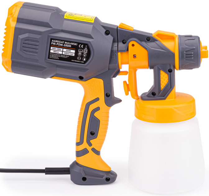 Краскопульт електричний Powermat 550Вт 0.8л - зображення 10