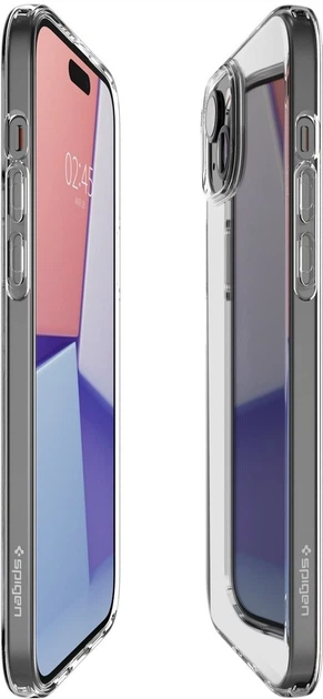 Чехол Spigen Liquid Crystal для Iphone 14 Plus/15 Plus Clear прозрачный противоударный силиконовый ACS06647 - изображение 12