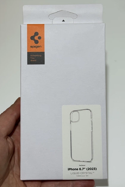 Чехол Spigen Liquid Crystal для Iphone 14 Plus/15 Plus Clear прозрачный противоударный силиконовый ACS06647 - изображение 2