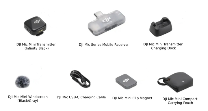 Мікрофонна радіосистема DJI Mic Mini Mobile Version (1 TX + 1