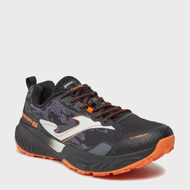 Мужские кроссовки для бега Joma Sierra Men 2301 TKSIEW2301 40 (7US) 25.5 см Черно-оранжевые (8445757933973) - изображение 2