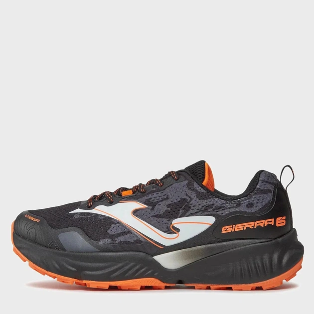 Мужские кроссовки для бега Joma Sierra Men 2301 TKSIEW2301 40 (7US) 25.5 см Черно-оранжевые (8445757933973) - изображение 3