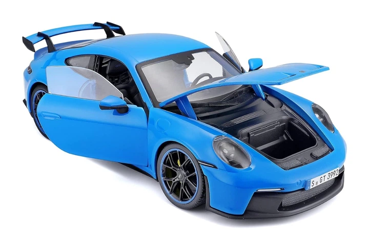 Metalowy model samochodu Maisto 1:18 Porsche 911 GT3 36458BU (90159364580) - obraz 3
