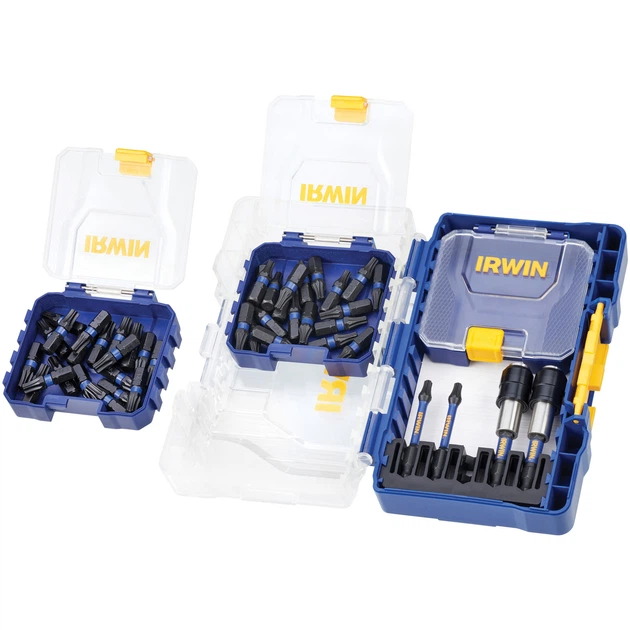 Набір бітів Irwin Impact Pro Performance Torx у кейсі з двома тримачами 44 шт. (IW6061622) - зображення 2