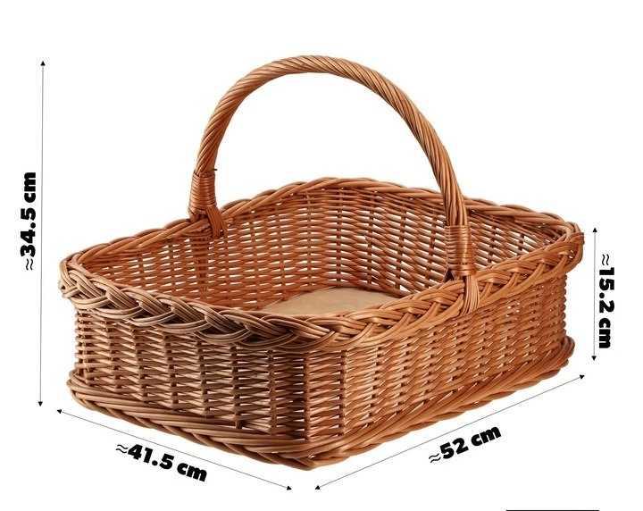 Taca Kadax wiklinowa 52 cm (5903699485149) - obraz 2