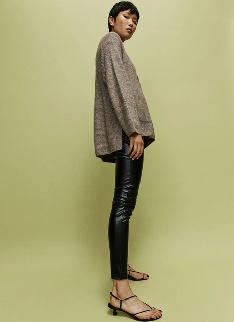Леггинсы H&M 1104083 черный M - изображение 4
