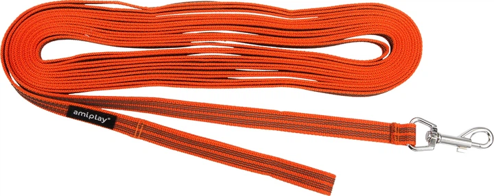 Нашийник для тренувань Amiplay Rubber S - M 500 x 1,6 см Помаранчевий (5907563221819) - зображення 1