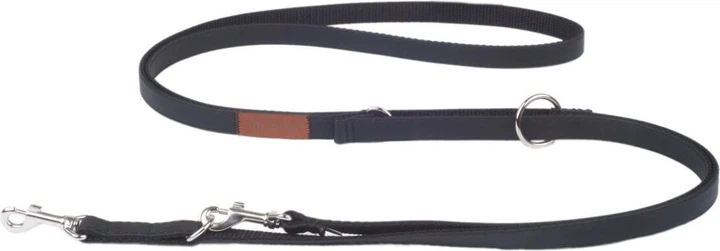 Smycz regulowana Amiplay New York 6 w 1 M 100 - 200 cm Brązowa (5907563253407) - obraz 1