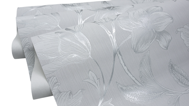 Tapeta winylowa na flizelinie Sintra Allegro 0.53 x 10.05 m Szara (4824001690802) - obraz 2