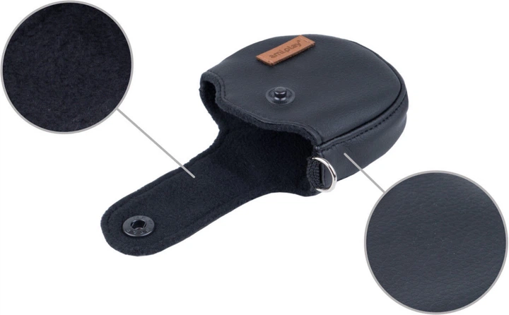 Smycz automatyczna Amiplay Infini z obudową New York S 3 m Czarna (5907563271784) - obraz 3