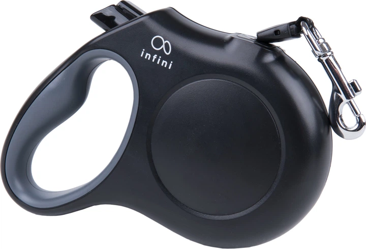 Автоматичний повідець Amiplay Infini Freedom L 5 м Чорний (5907563279537) - зображення 1