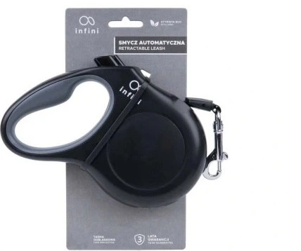 Автоматичний повідець Amiplay Infini Freedom XL 5 м Чорний (5907563279582) - зображення 1