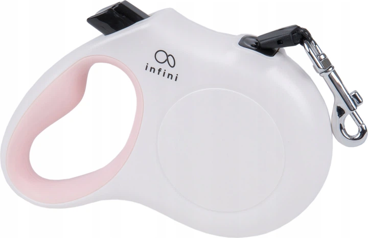 Smycz automatyczna Amiplay Infini Freedom M 5 m Biała (5907563279490) - obraz 2